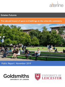 Role of university estates in student comunity report